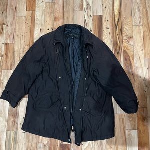 Fleet street black winter jacket. Size 2X